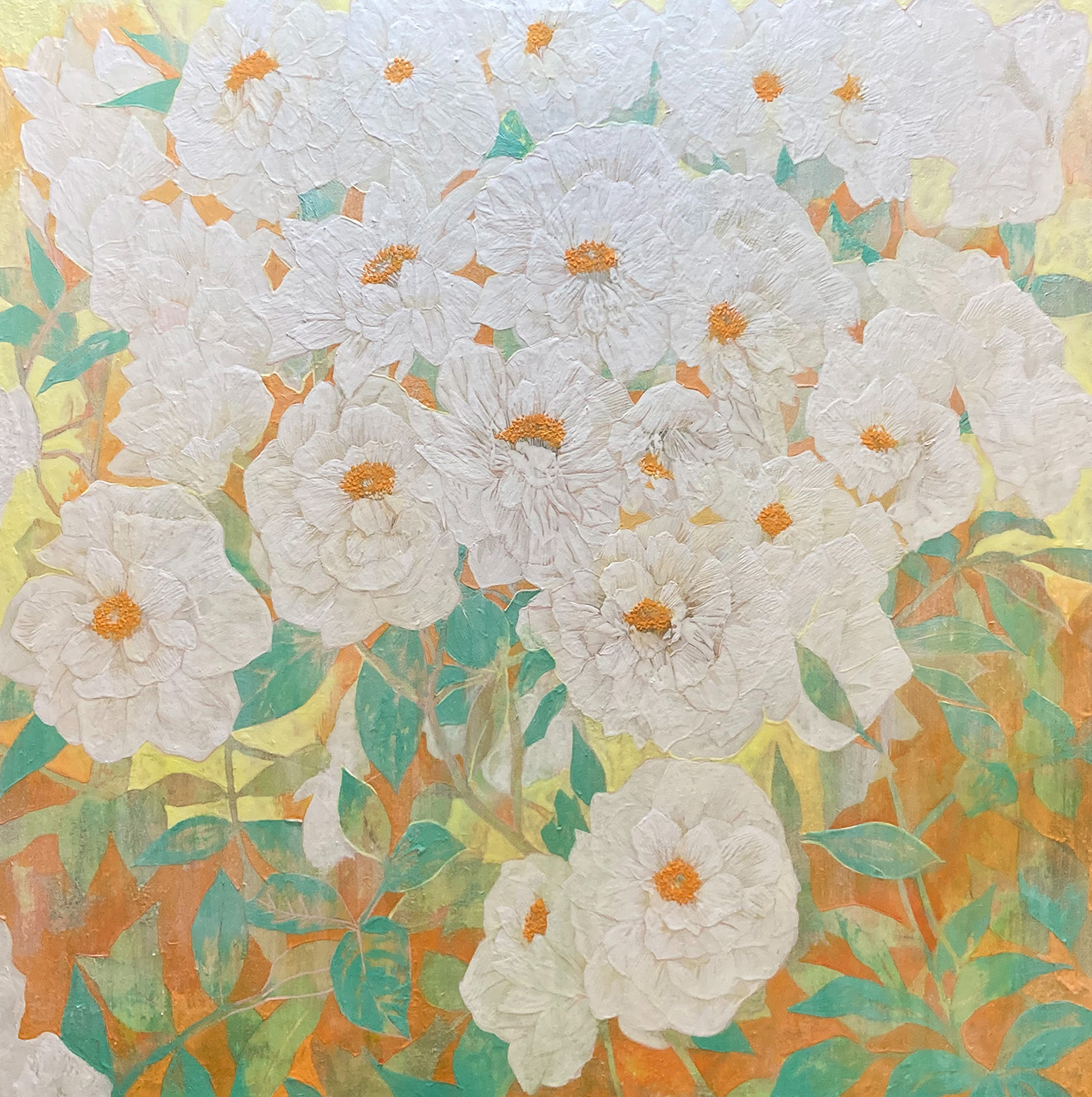 日本画作品「造花I」 小倉遊亀 「 咲きそむ 」 木版画 版画 絵画 日本画 花 あじさい
